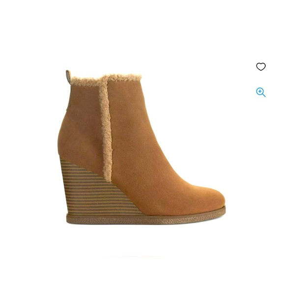 Sun & Stone Camilliaf Wedge Booties NEW Size 8.5M - Picture 4 of 7